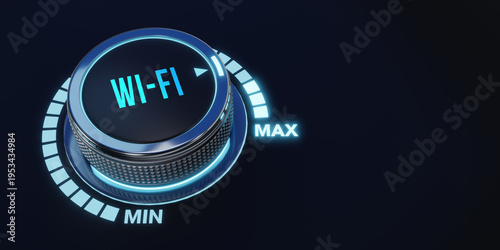 Εκτύπωση καμβά Global Wi-Fi wireless internet technology concept
