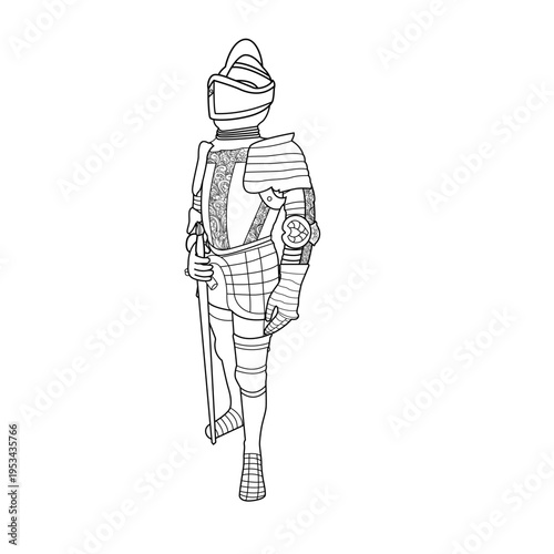 Medieval Knight  VectorDesign