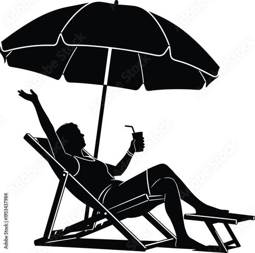 Black silhouette of person climbing ladder under large question mark