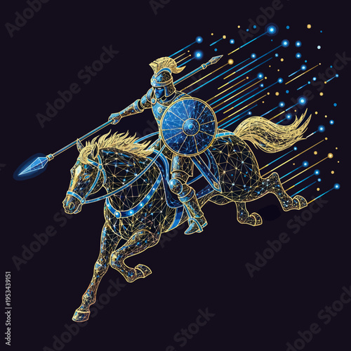 Constellation of Sagittarius the Centaur Rider.