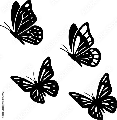 Flying Butterflies
