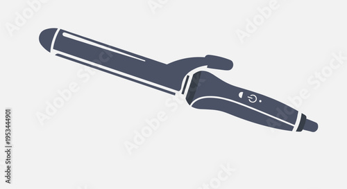 Modern dark grey hair curling iron, an essential beauty tool for creating beautiful curls and waves with ease and precision.