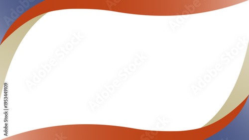 曲線のシンプルな背景、フレーム、16:9サイズ