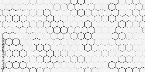 Abstract white hexagon geometric background featuring a modern 3D honeycomb pattern. Clean minimal design with soft shadows and depth