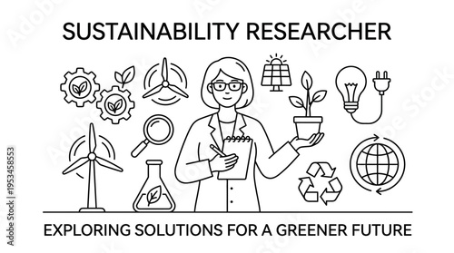 Sustainability Researcher Exploring Green Solutions