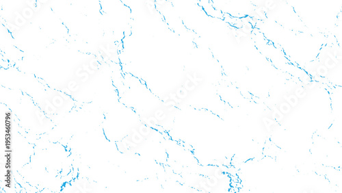 Blue crackle texture on white background abstract pattern with diagonal lines