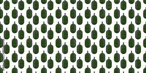 Military grenade seamless pattern for army style branding. Weapon pattern