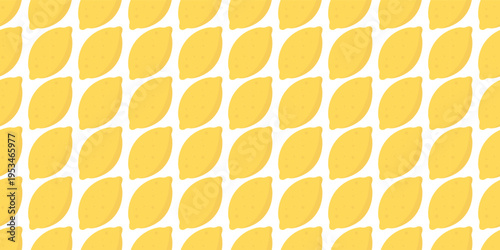Fresh lemon seamless pattern for organic juice branding. Citrus Fruit pattern
