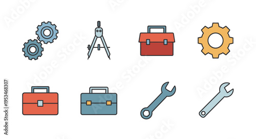 Tools and equipment for work purposes.