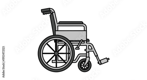 Wheelchair for disabled mobility aid.