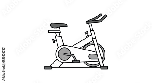 Stationary Exercise Bike Fitness Equipment.