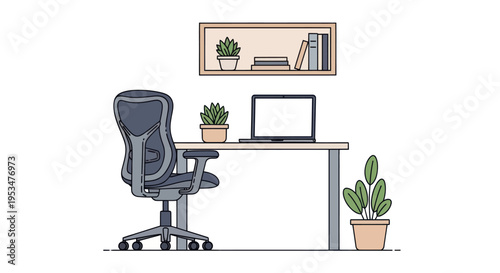 Office Chair with Ergonomic Design.