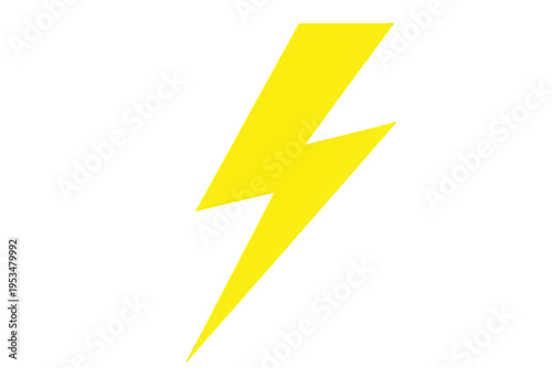 Yellow lightning bolt icon representing power, energy, electricity, danger, warning, and speed symbol on transparent background Free Download Yellow lightning bolt icon representing power, energy, electricity, danger, warning, and speed symbol on transparent background - GFXLoad
