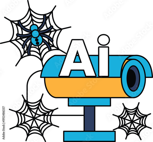 AI camera watches spider webs