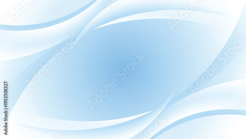 Light blue abstract background with smooth wave shapes and elegant flowing motion.