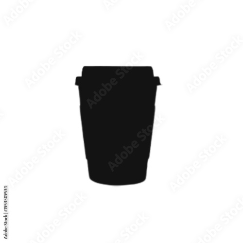 black trash can