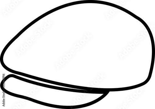 Newsboy Cap Icon, Newsboy caps Logo Oversized brim hat beanie, silhouette Iconic shape, Stylized detail, Negative space, Flat solid, Filled, tweed , herringbone wool cap, leather newsboy, brim