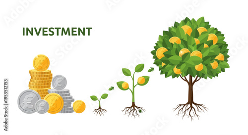 Investment Growth: Coins to Money Tree