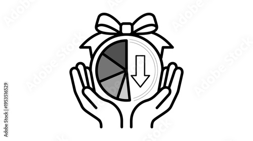 Gift of Time Management Concept