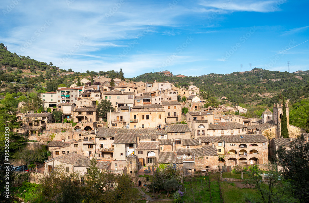 Obraz premium Mura is a medieval picturesque municipality in the Bages region, in the province of Barcelona, ​​Catalonia, Spain.