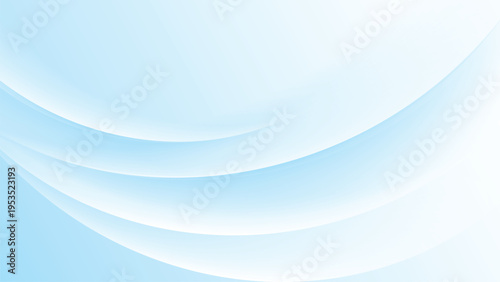 Light blue abstract background with smooth wave shapes and elegant flowing motion.