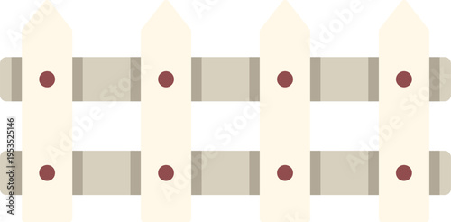 White picket fence providing a symbolic boundary and security for a house