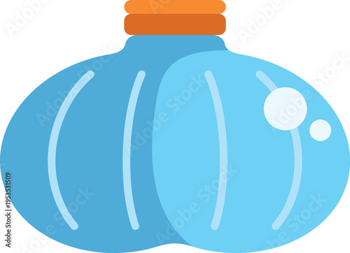 Ice pack illustrating medical equipment for pain management and first aid