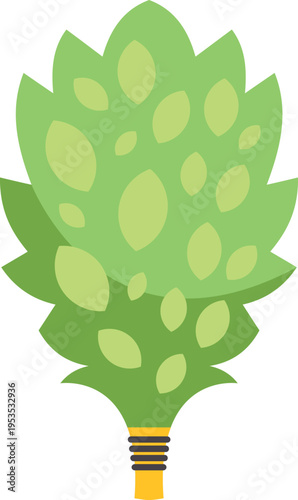 Traditional birch venik broom for spa, bathhouse, and massage procedures