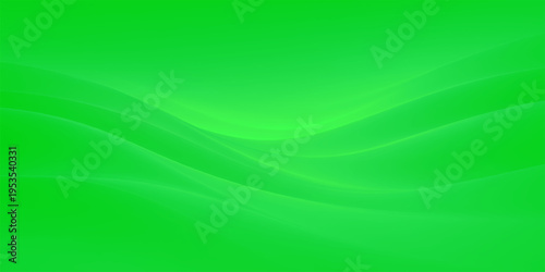 A dynamic abstract green background features flowing waves and glowing lines to create a vibrant nature wallpaper design with elegant light textures and energy