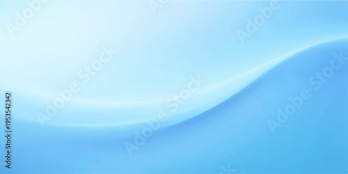 Abstract a mesmerizing display of gradient blue color, with soft wave gracefully sweeping across the frame, evokes a sense of tranquility.