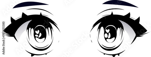 Anime Eyes in Love