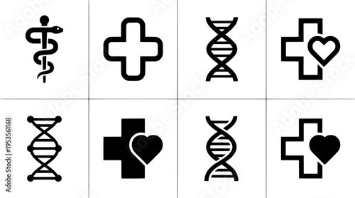 Medical and healthcare related icons