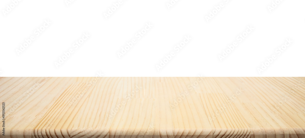 Fototapeta premium Selective focus.top wood table for background
