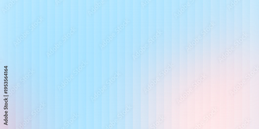 Obraz premium Soft blue and light pink background with vertical stripes gradient