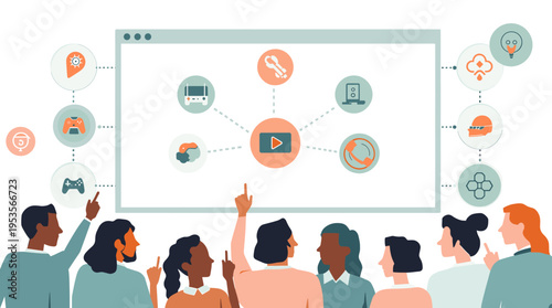 This minimalist illustration evokes a sense of calm and modern simplicity. Perfect for representing individuality, identity, or a contemporary brand a