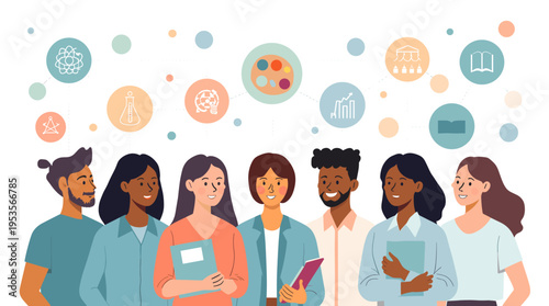 A minimalist and modern illustration of a human profile.  Ideal for representing identity, personality, or concepts related to communication and indiv