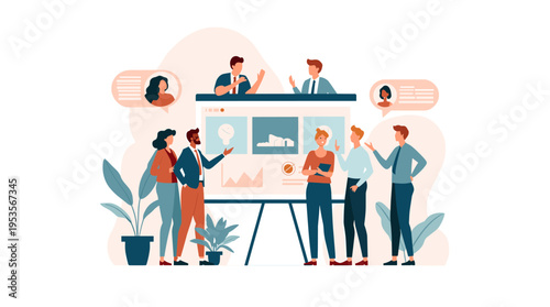 A focused woman uses a laptop, illustrating remote work and digital connectivity.  Ideal for illustrating freelance lifestyle, tech articles, or onlin