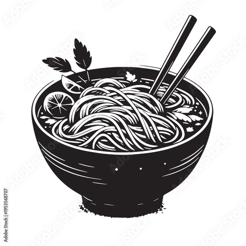 Black Pho Silhouette Vector, High Quality Illustration on White Background