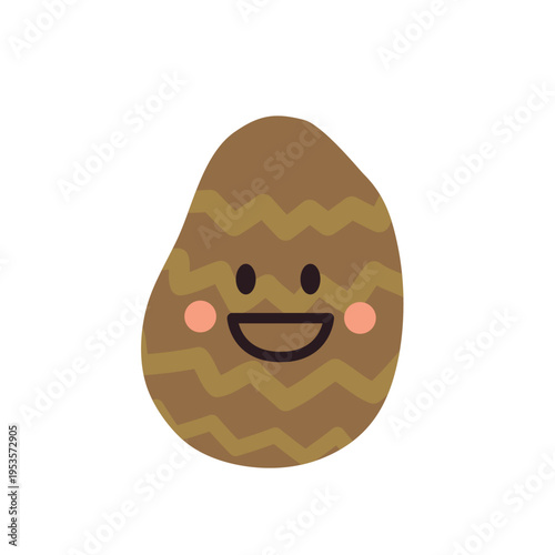 可愛い里いものキャラクターイラスト