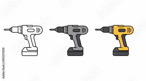 set of keys isolated on white background