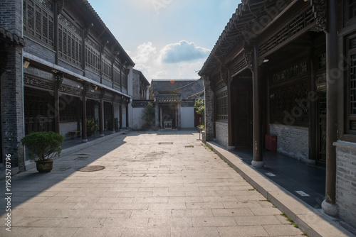 Historic Chinese Courtyard, Jiangsu Province - Traditional Architecture