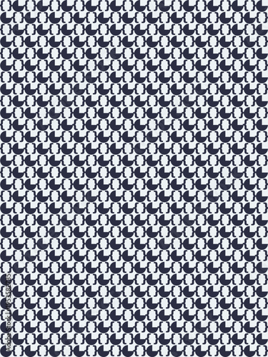 Black and White Houndstooth Textile Pattern vector background