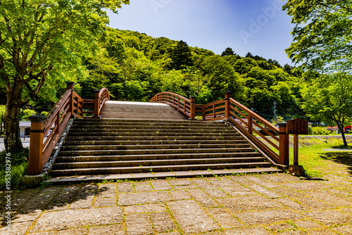長野県　奈良井宿・木曽の大橋