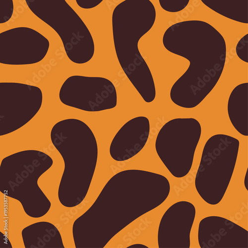Animal print artful useful trendy stylish design vector Illustration beautiful colorful background