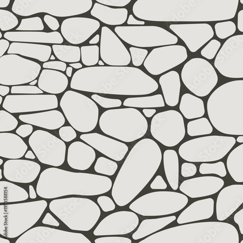 Stone wall artful useful trendy stylish design vector Illustration gorgeous colorful background