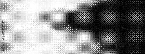 Pixel gradient game with 8 bg and dither bitmap for bit black background. Pattern grid checkered and fade vanishing with bw old and horizontal shape illustration. Repeat tile and grunge screentone