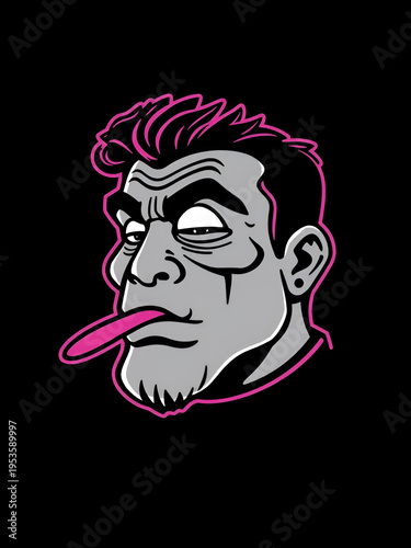 Black line icon for funk stink