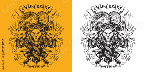 Chaos Beast Primal Dominion Chimera Dragon Lion Goat
