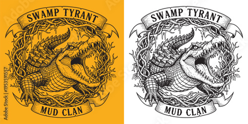 Swamp Tyrant Mud Clan Alligator Croc Vines