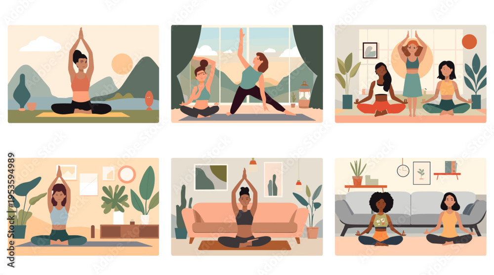 Fototapeta premium A serene and calming composition featuring a potted plant and a smooth stone. Ideal for backgrounds, wellness content, or representing growth and simp